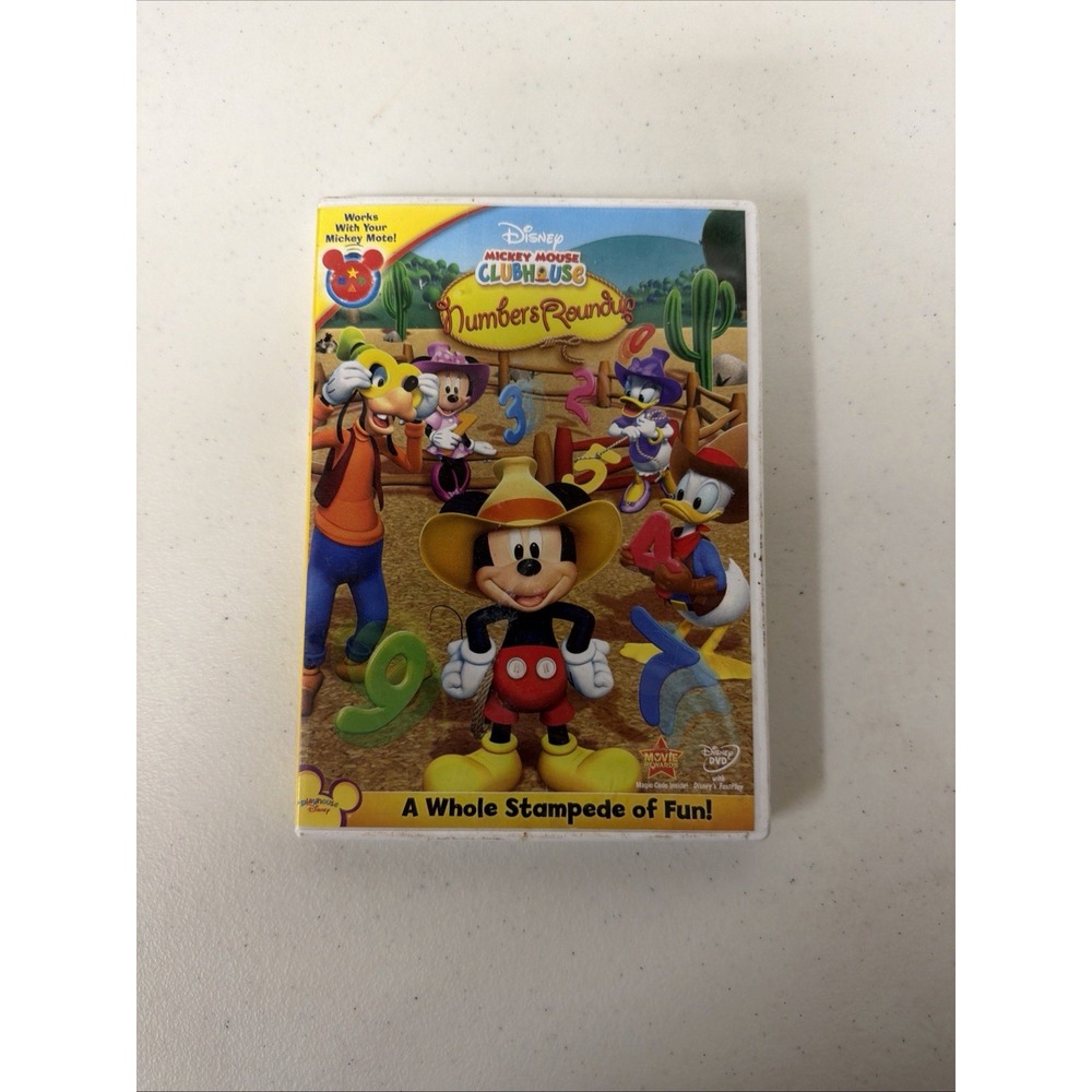 Mickey's Numbers Roundup (DVD) Disney Mickey Mouse Clubhouse Tested
